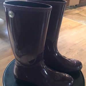 UGG Shaye Rubber Glossed Tall Rainboots